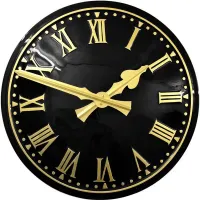 Congleton Outdoor Clock Service dark dial