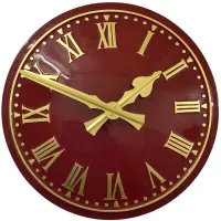 Congleton Outdoor Clock Service red dial